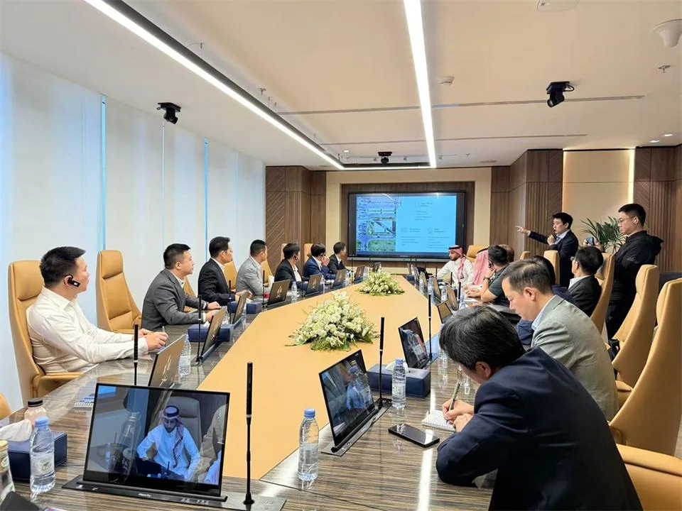GSO 与国际伙伴的工作会议现场